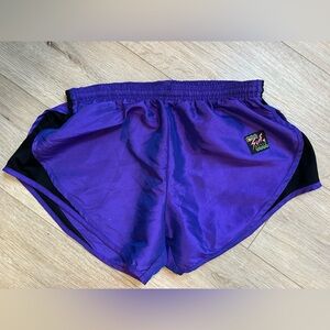 Vintage Purple and black Surf Style shorts